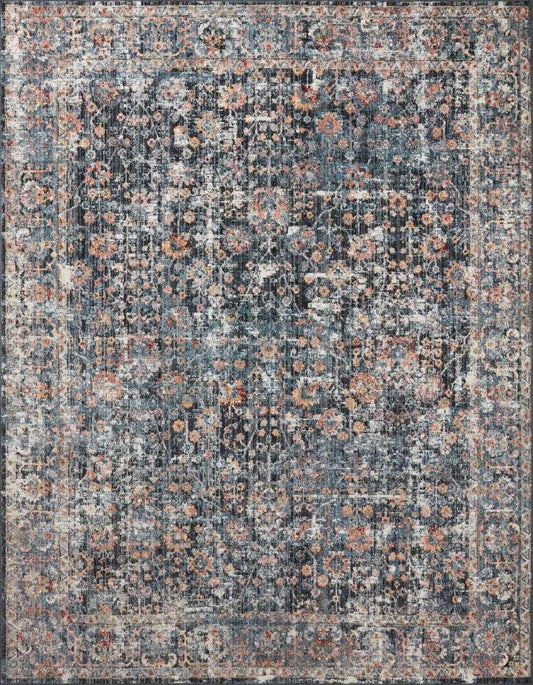 Loloi - Cassandra Blue / Multi 2-6in x 4-0in Accent Rug - CASNCSN-05BBML2640 veiw 1