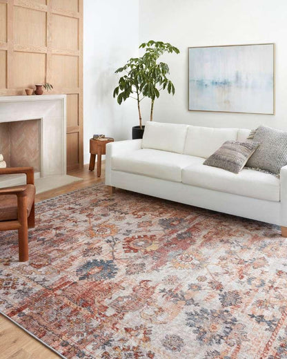 Loloi - Cassandra Rust / Multi 2-6in x 4-0in Accent Rug - CASNCSN-06RUML2640 veiw 2
