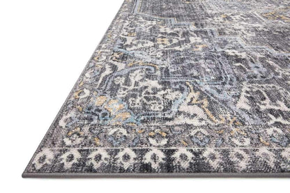 Loloi - Cassandra Charcoal / Gold 2-6in x 5-9in Accent Rug - CASNCSN-02CCGO2659 veiw 3