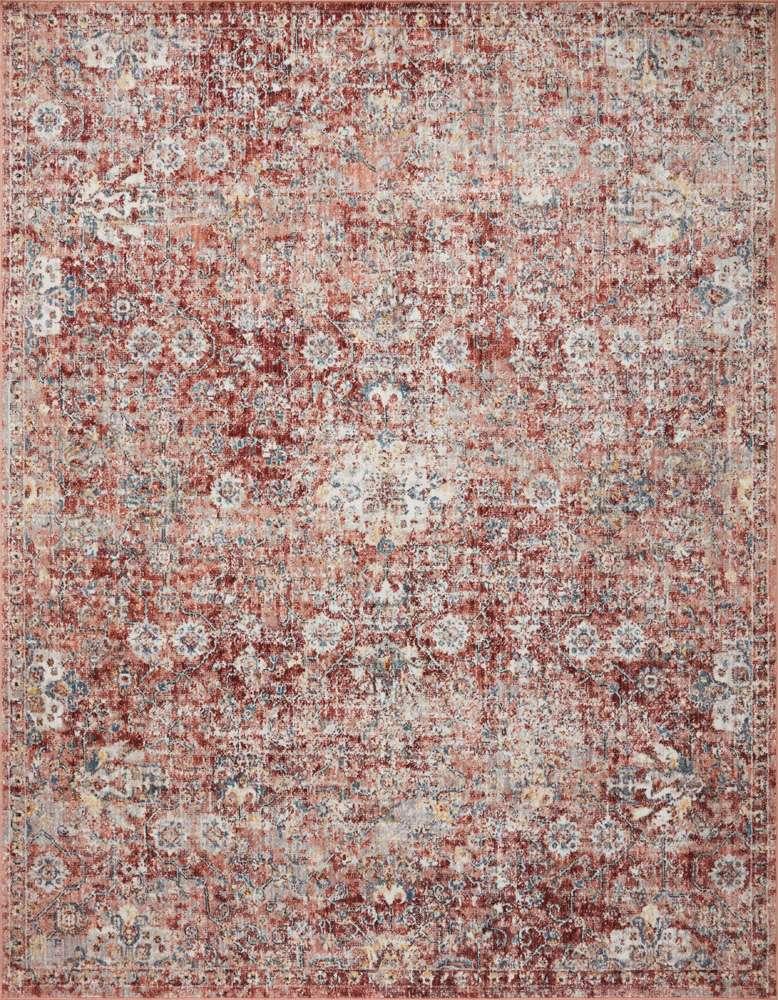 Loloi - Cassandra Rust / Ivory 2-6in x 5-9in Accent Rug - CASNCSN-03RUIV2659 veiw 1
