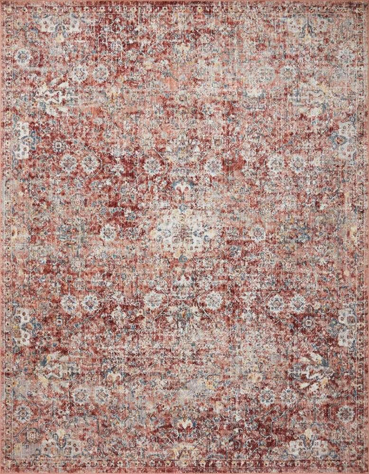 Loloi - Cassandra Rust / Ivory 2-6in x 5-9in Accent Rug - CASNCSN-03RUIV2659 veiw 1
