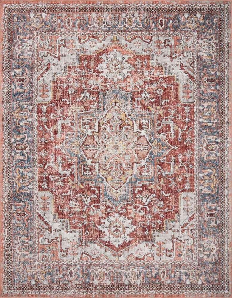 Loloi - Cassandra Rust / Multi 2-6in x 5-9in Accent Rug - CASNCSN-01RUML2659 veiw 1