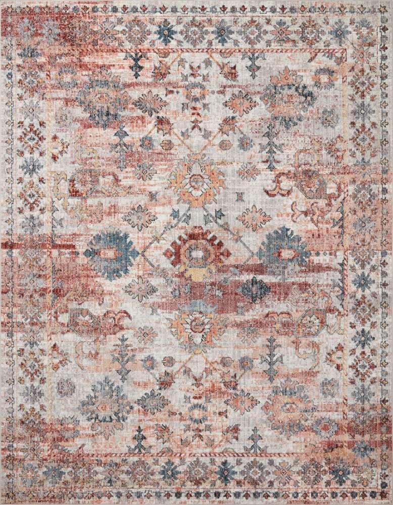 Loloi - Cassandra Rust / Multi 3-9in x 5-9in Accent Rug - CASNCSN-06RUML3959 veiw 1