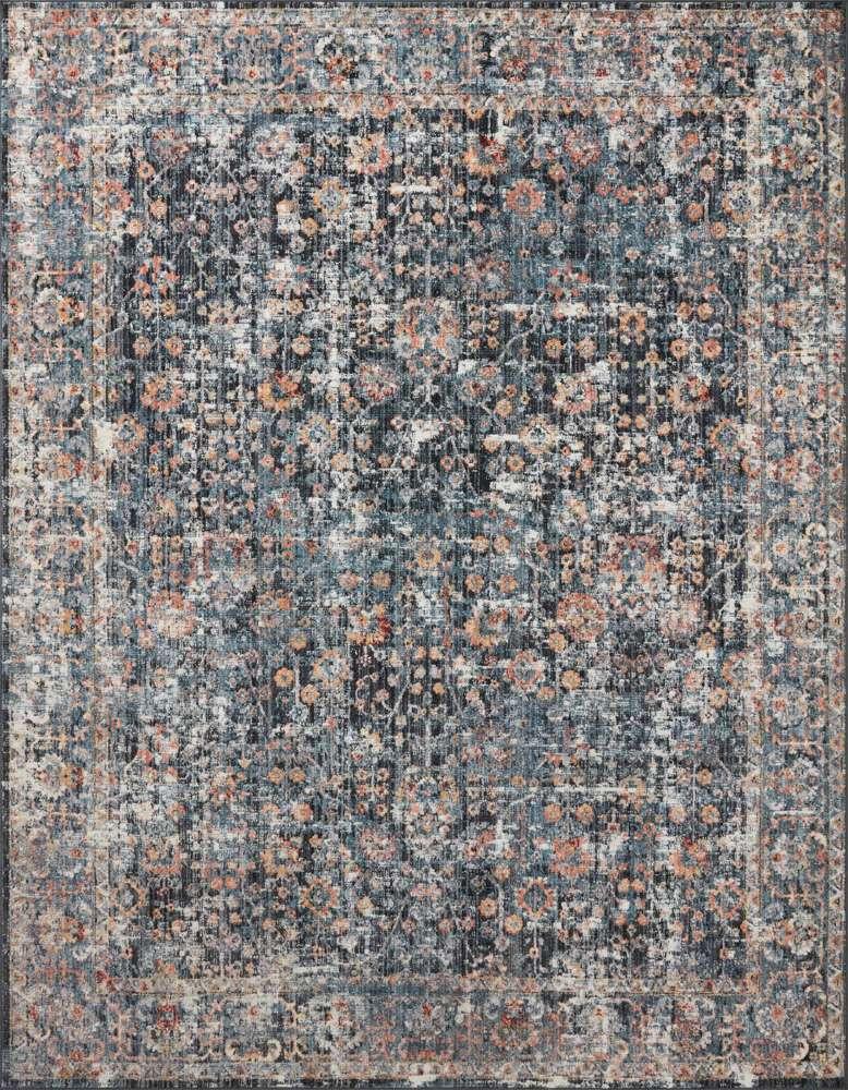 Loloi - Cassandra Blue / Multi 5-3in x 7-9in Area Rug - CASNCSN-05BBML5379 veiw 1
