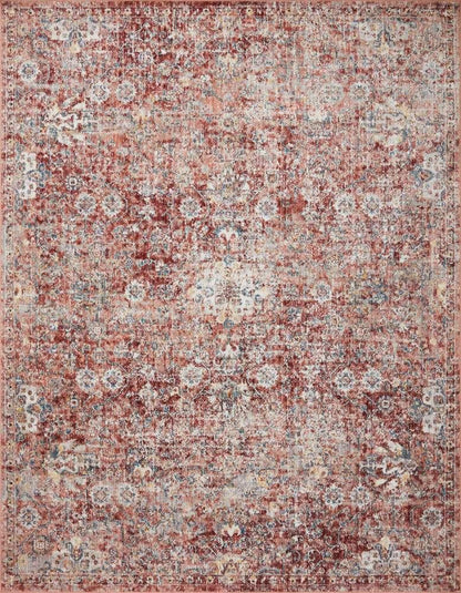 Loloi - Cassandra Rust / Ivory 5-3in x 7-9in Area Rug - CASNCSN-03RUIV5379 veiw 1