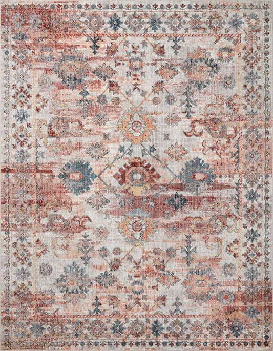 Loloi - Cassandra Rust / Multi 6-7in x 9-3in Area Rug - CASNCSN-06RUML6793 veiw 1