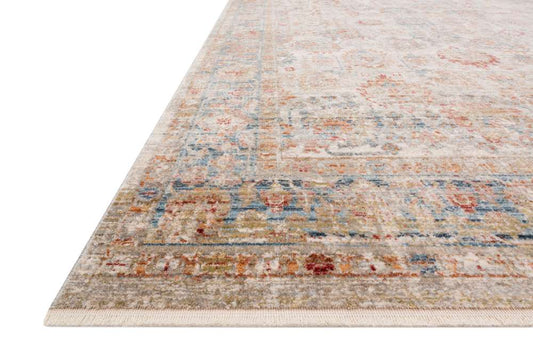 Loloi - Claire Ivory / Ocean 11-6in x 15-7in Area Rug - CLAECLE-02IVOCB6F7 veiw 2