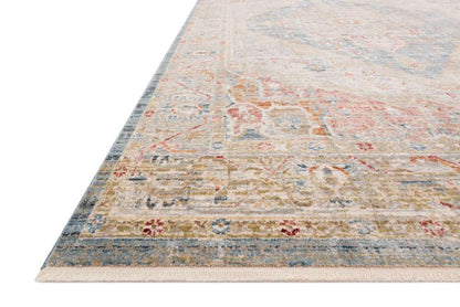 Loloi - Claire Blue / Multi 18in x 18in Sample Rug - CLAECLE-04BBML160S veiw 2