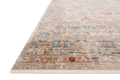 Loloi - Claire Ivory / Ocean 9-6in x 13 Area Rug - CLAECLE-02IVOC96D0 veiw 2
