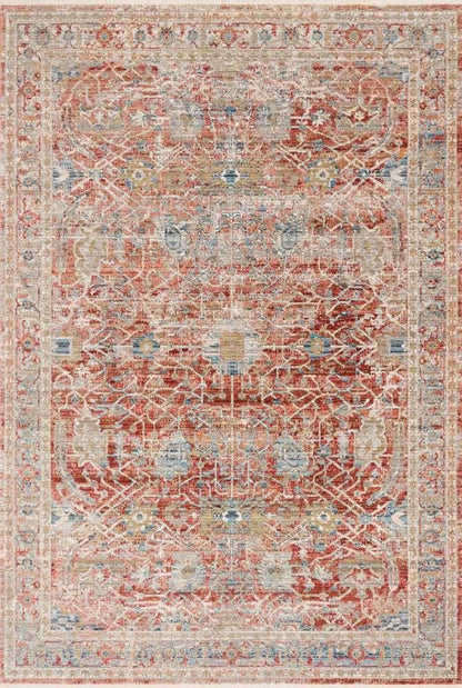 Loloi - Claire Red / Ivory 9-6in x 13 Area Rug - CLAECLE-01REIV96D0 veiw 1