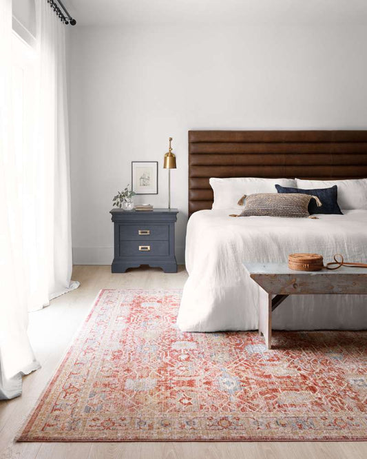 Loloi - Claire Red / Ivory 9-6in x 13 Area Rug - CLAECLE-01REIV96D0 veiw 2