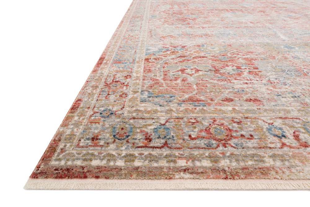 Loloi - Claire Red / Ivory 9-6in x 13 Area Rug - CLAECLE-01REIV96D0 veiw 5