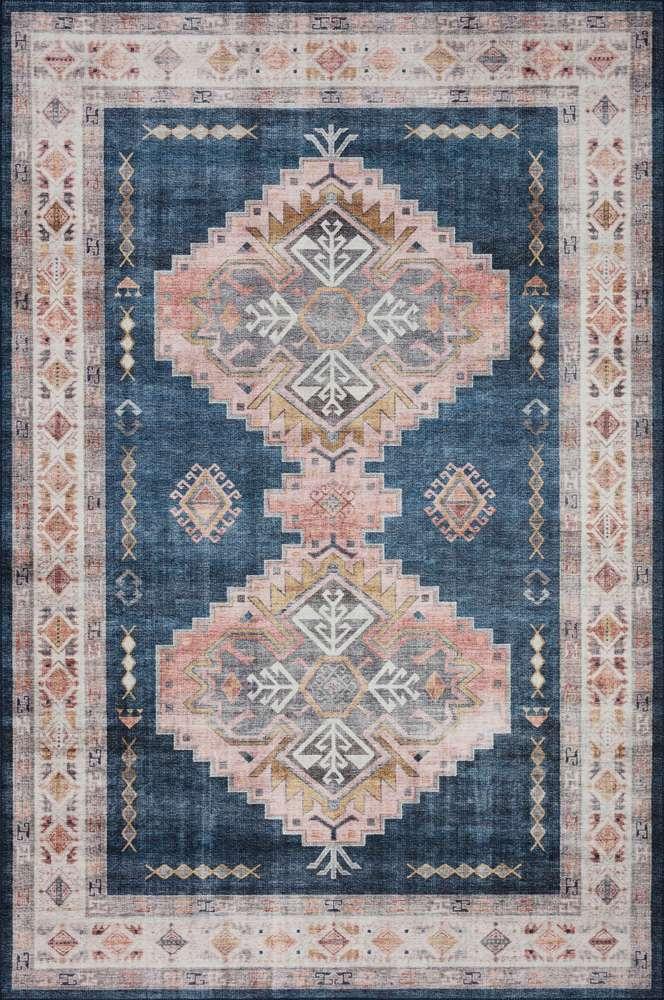 Loloi - Heidi Denim / Blush 2-0in x 5-0in Accent Rug - HEIDHEI-03DEBH2050 veiw 1