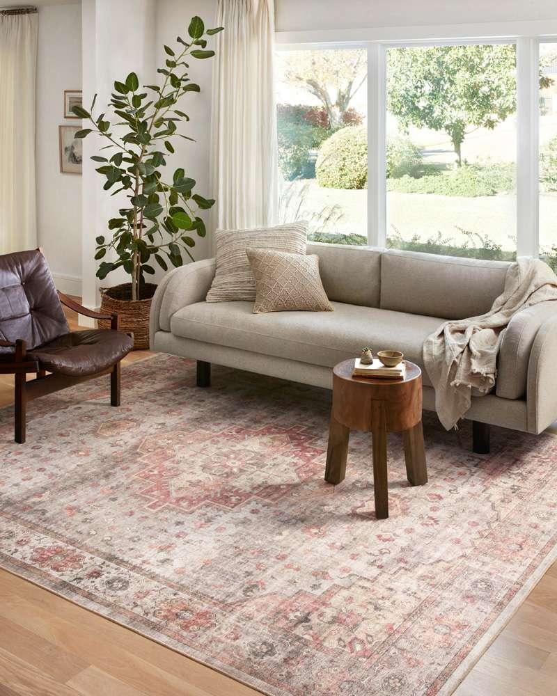 Loloi - Heidi Dove / Spice 3-6in x 5-6in Accent Rug - HEIDHEI-02DVSQ3656 veiw 2
