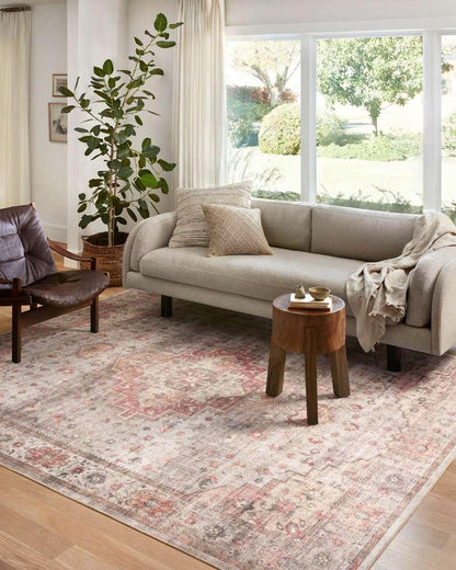 Loloi - Heidi Dove / Spice 3-6in x 5-6in Accent Rug - HEIDHEI-02DVSQ3656 veiw 2