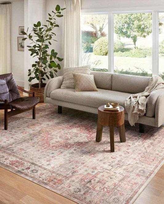 Loloi - Heidi Dove / Spice 3-6in x 5-6in Accent Rug - HEIDHEI-02DVSQ3656 veiw 2