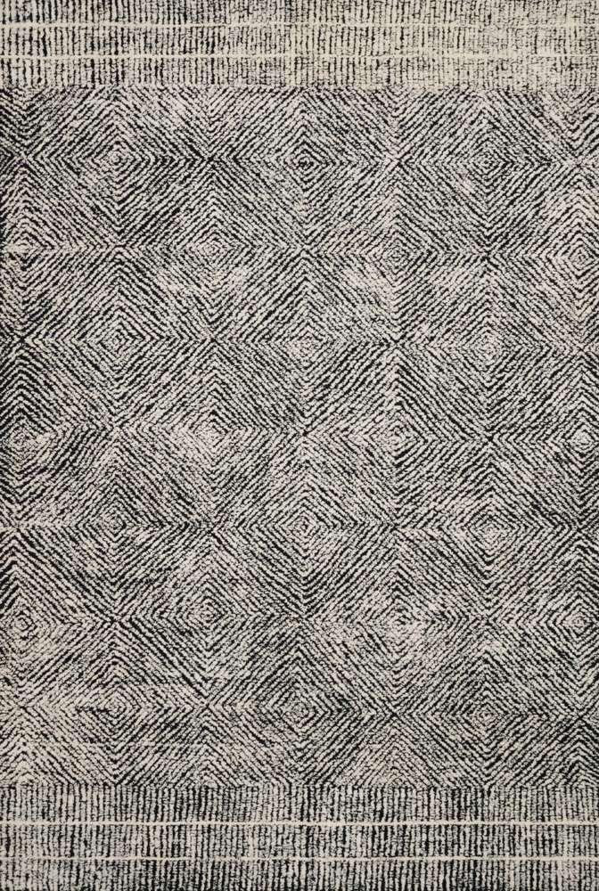 Loloi - Kopa Black / Ivory 5-0in x 7-6in Area Rug - KOPAKO-01BLIV5076 veiw 1