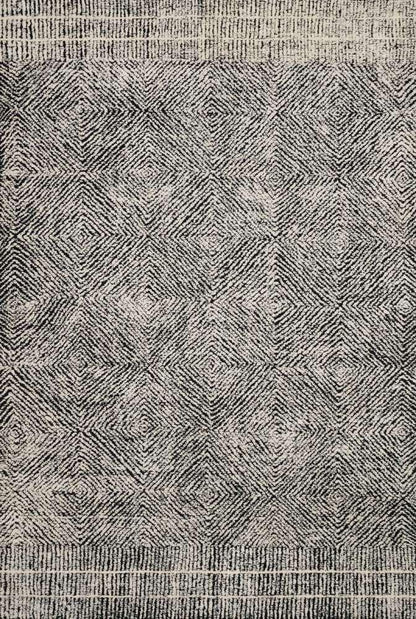 Loloi - Kopa Black / Ivory 7-9in x 9-9in Area Rug - KOPAKO-01BLIV7999 veiw 1