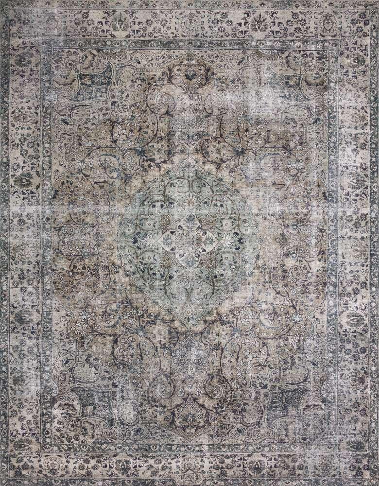 Loloi - Layla Taupe / Stone 18in x 18in Sample Rug - LAYLLAY-06TASN160S veiw 1