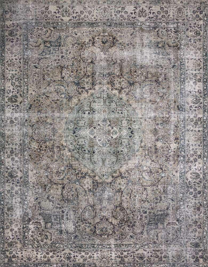 Loloi - Layla Taupe / Stone 18in x 18in Sample Rug - LAYLLAY-06TASN160S veiw 1