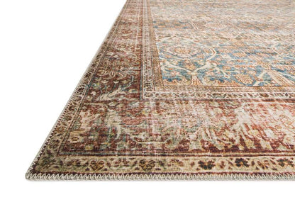 Loloi - Layla Ocean / Rust 2-0in x 5-0in Accent Rug - LAYLLAY-04OCRU2050 veiw 6