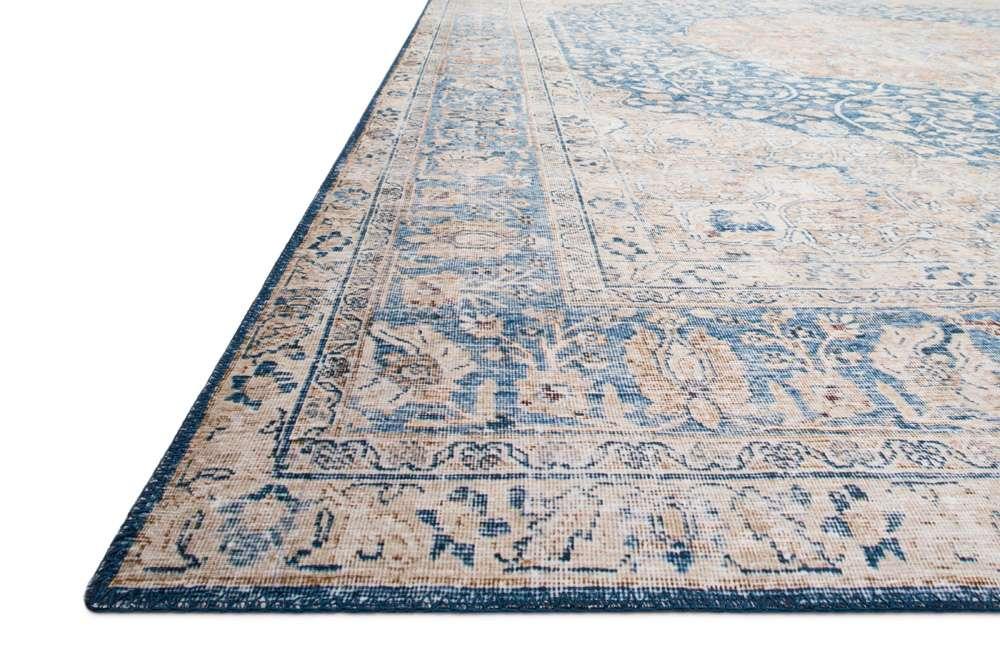 Loloi - Layla Blue / Tangerine 2-3in x 3-9in Accent Rug - LAYLLAY-07BBTG2339 veiw 4