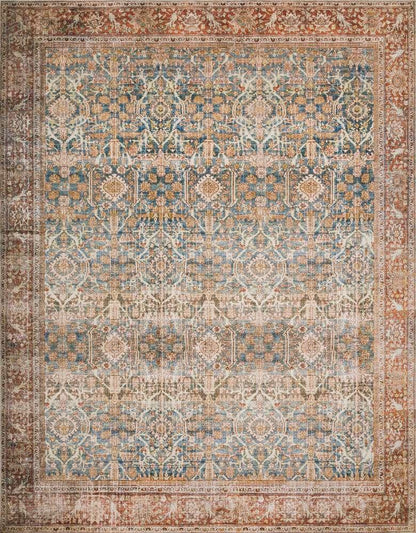 Loloi - Layla Ocean / Rust 2-3in x 3-9in Accent Rug - LAYLLAY-04OCRU2339 veiw 1