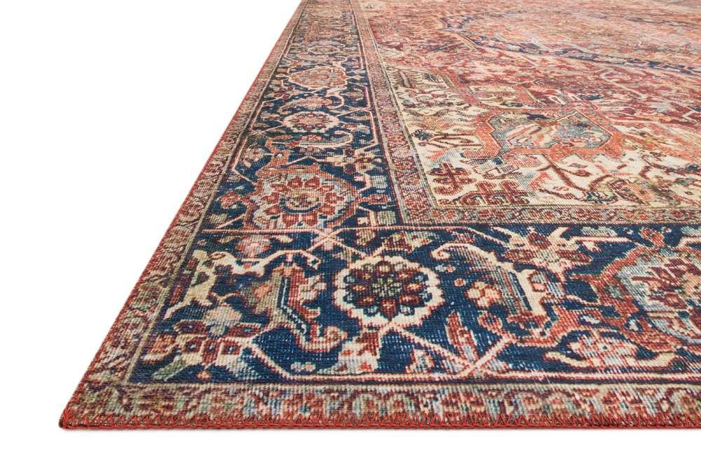 Loloi - Layla Red / Navy 3-6in x 5-6in Accent Rug - LAYLLAY-08RENV3656 veiw 4