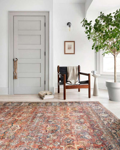 Loloi - Layla Spice / Marine 3-6in x 5-6in Accent Rug - LAYLLAY-02SQNN3656 veiw 4