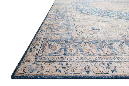 Loloi - Layla Blue / Tangerine 5-0in x 7-6in Area Rug - LAYLLAY-07BBTG5076 veiw 4