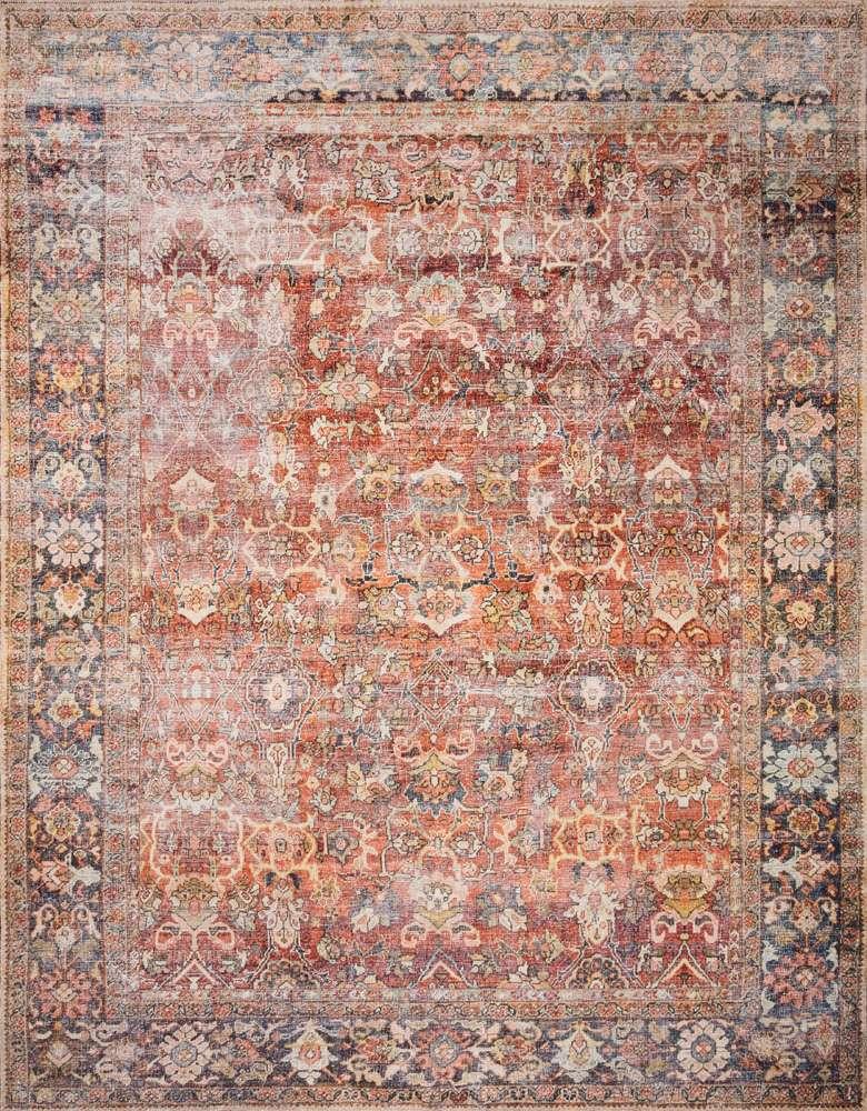 Loloi - Layla Spice / Marine 7-6in x 9-6in Area Rug - LAYLLAY-02SQNN7696 veiw 1