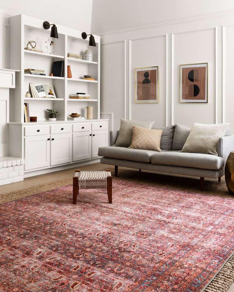 Loloi - Loren Eggplant / Crimson 2-3in x 3-9in Accent Rug - LORELQ-05EGCS2339 veiw 2