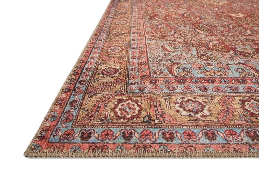 Loloi - Loren Red / Multi 2-3in x 3-9in Accent Rug - LORELQ-06REML2339 veiw 3
