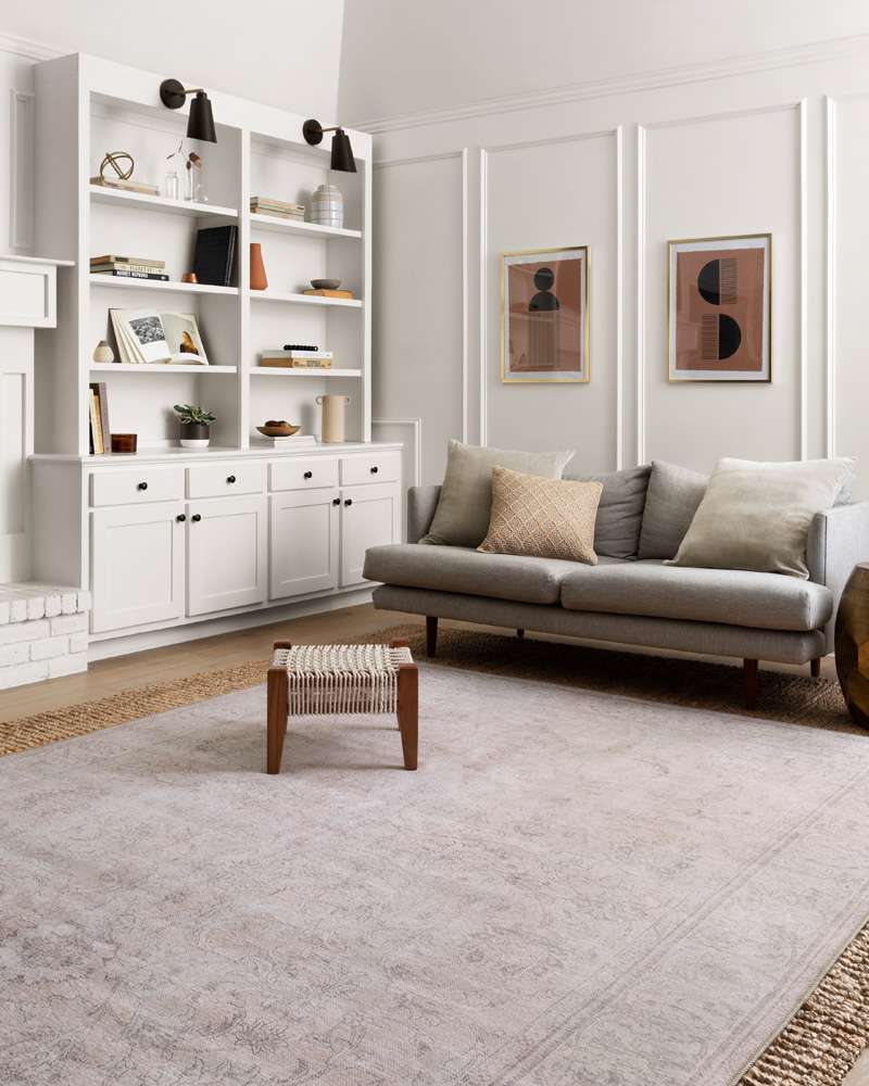 Loloi - Loren Sand 18in x 18in Sample Rug - LORELQ-12SA00160S veiw 2