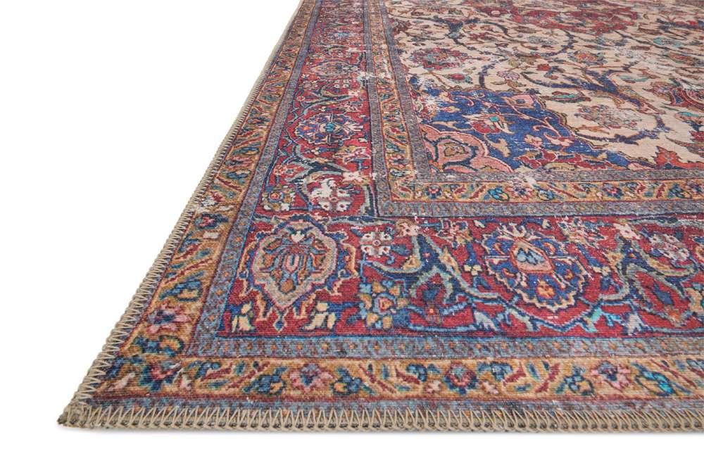 Loloi - Loren Sand / Multi 18in x 18in Sample Rug - LORELQ-11SAML160S veiw 4