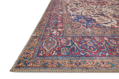Loloi - Loren Sand / Multi 18in x 18in Sample Rug - LORELQ-11SAML160S veiw 4