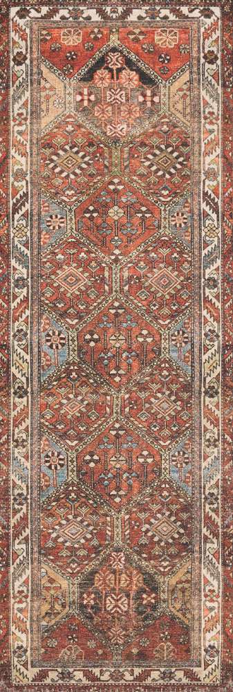 Loloi - Loren Spice / Multi 2-6in x 7-6in Runner Rug - LORELQ-16SQML2676 veiw 1