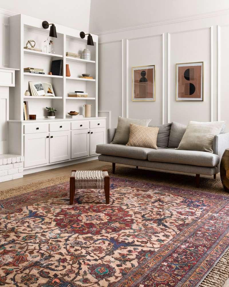 Loloi - Loren Sand / Multi 3-6in x 5-6in Accent Rug - LORELQ-11SAML3656 veiw 2
