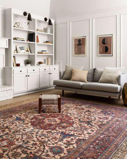 Loloi - Loren Sand / Multi 3-6in x 5-6in Accent Rug - LORELQ-11SAML3656 veiw 2