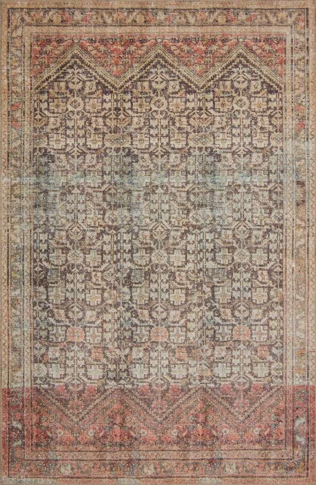 Loloi - Loren Charcoal / Multi 5-0in x 7-6in Area Rug - LORELQ-17CCML5076 veiw 1