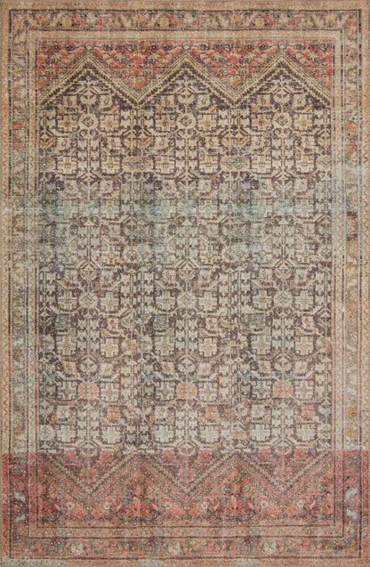 Loloi - Loren Charcoal / Multi 5-0in x 7-6in Area Rug - LORELQ-17CCML5076 veiw 1