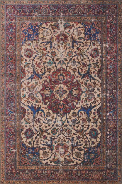 Loloi - Loren Sand / Multi 7-6in x 9-6in Area Rug - LORELQ-11SAML7696 veiw 1
