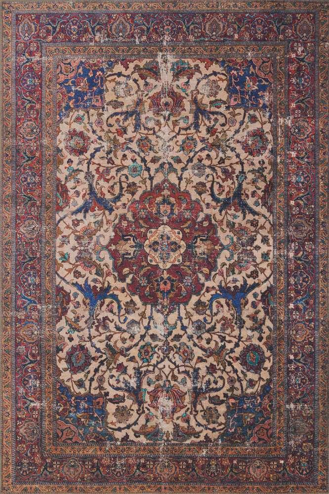 Loloi - Loren Sand / Multi 8-4in x 11-6in Area Rug - LORELQ-11SAML84B6 veiw 1
