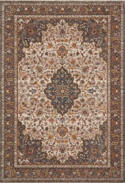Loloi - Lourdes Natural / Ocean 11-6in x 15-7in Area Rug - LOURLOU-01NAOCB6F7 veiw 1