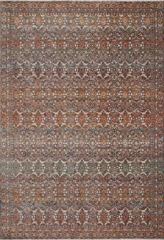 Loloi - Lourdes Stone / Multi 2-3in x 3-10in Accent Rug - LOURLOU-03SNML233A veiw 1