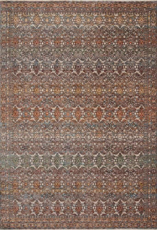 Loloi - Lourdes Stone / Multi 2-3in x 3-10in Accent Rug - LOURLOU-03SNML233A veiw 1