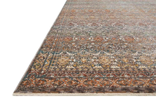 Loloi - Lourdes Stone / Multi 2-3in x 3-10in Accent Rug - LOURLOU-03SNML233A veiw 2
