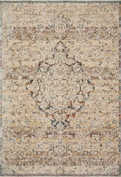 Loloi - Lourdes Ivory / Multi 9-6in x 13-1in Area Rug - LOURLOU-06IVML96D1 veiw 1