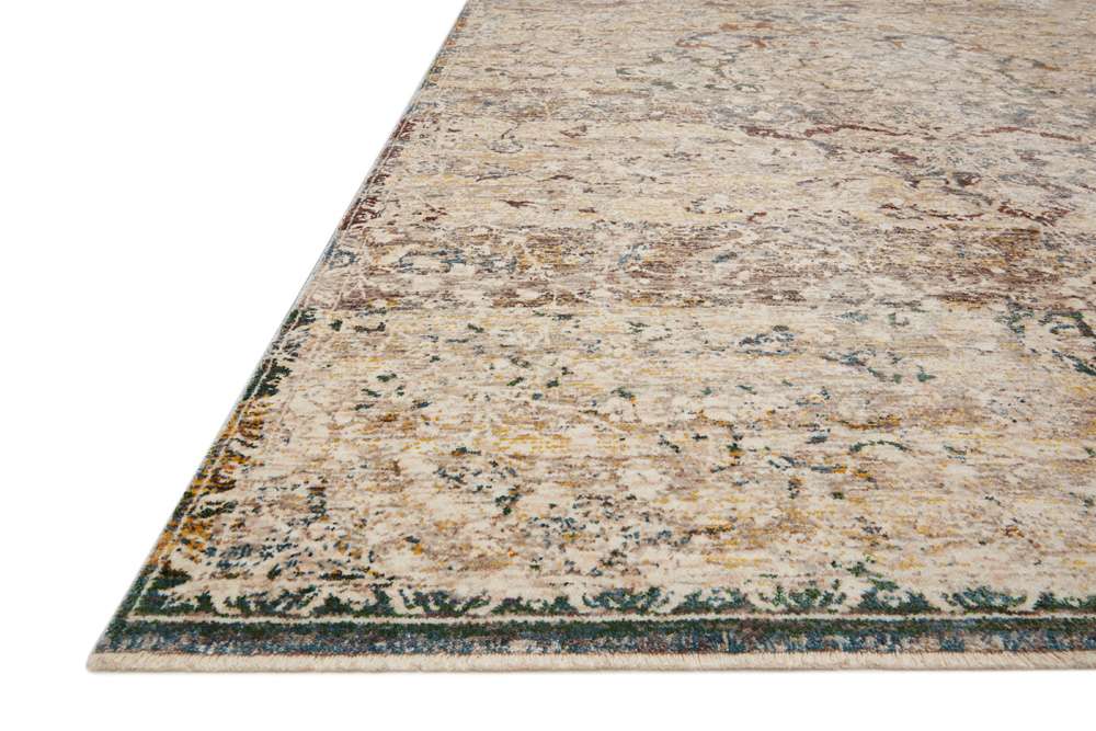 Loloi - Lourdes Ivory / Multi 9-6in x 13-1in Area Rug - LOURLOU-06IVML96D1 veiw 2