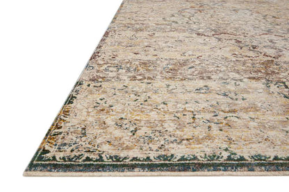 Loloi - Lourdes Ivory / Multi 9-6in x 13-1in Area Rug - LOURLOU-06IVML96D1 veiw 2